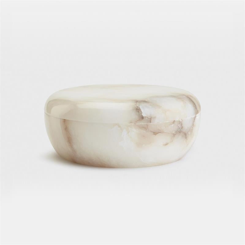 Pomelo Tass Marmor Candlestick Ornaments in Kieselsteinform