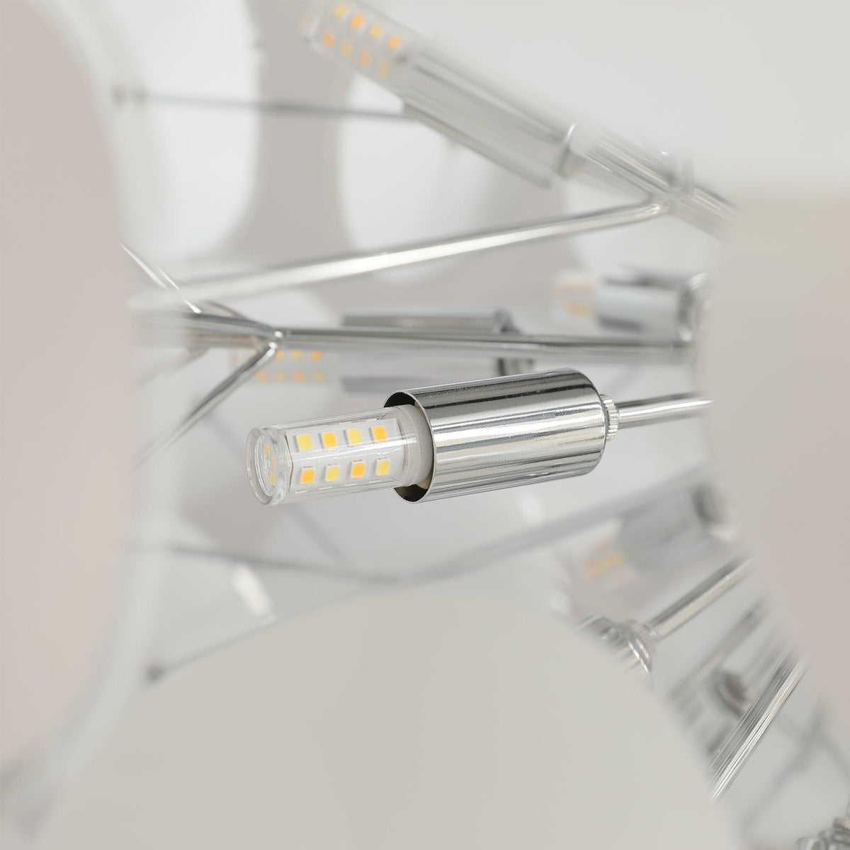 Orcariol futuristischer Kronleuchter aus Glas