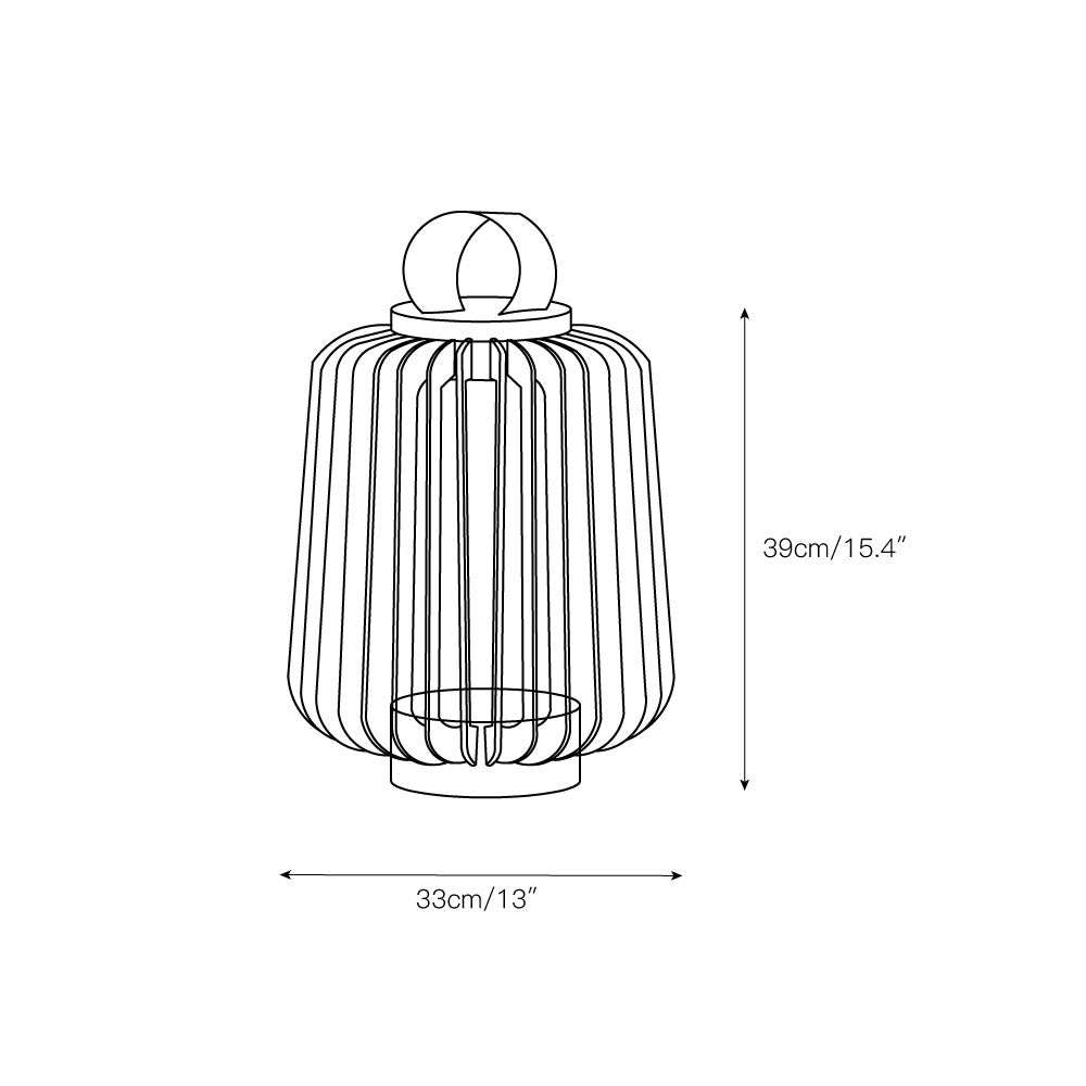 Slat Außen-Tischlampe