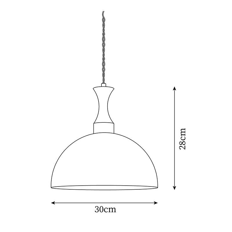 Toffee Pendelleuchte Braun