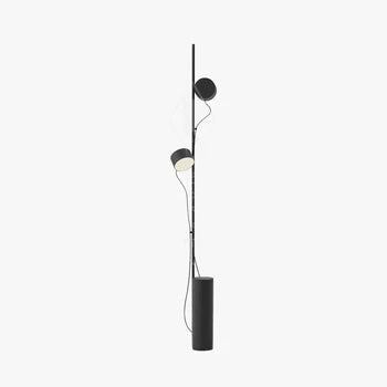 Avi Stehlampe Zylindrisch/Linear Modern, Metall, Schwarz, Schlafzimmer
