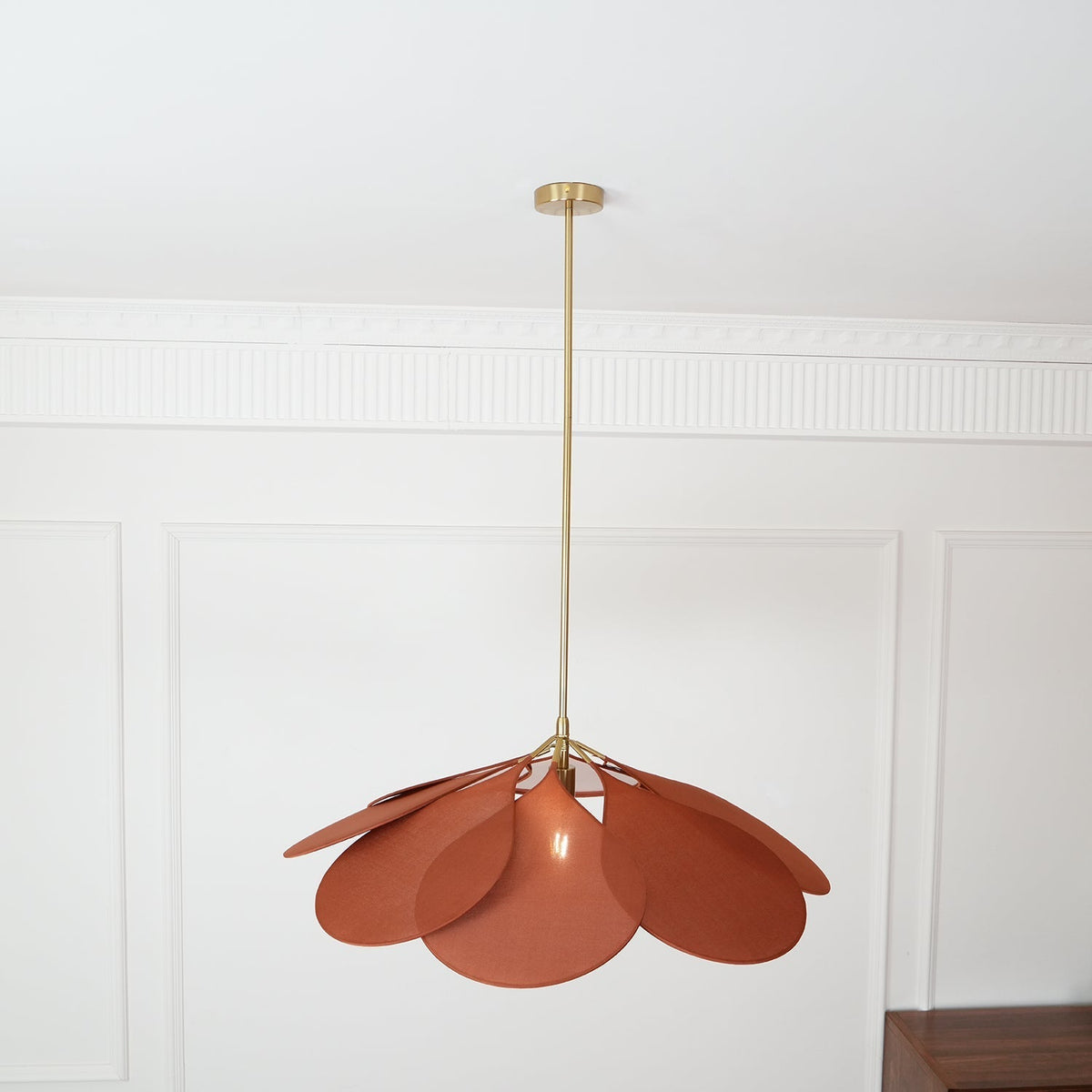 Dax Pendelleuchte aus Stoff im nature-inspirierten Design