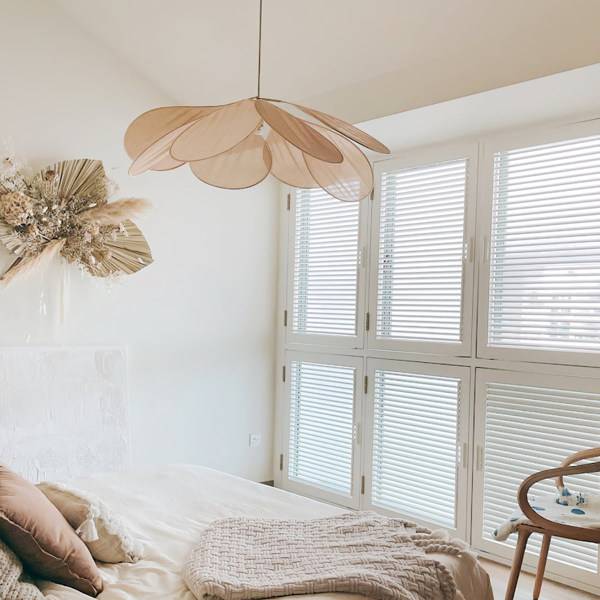 Dax Pendelleuchte aus Stoff im nature-inspirierten Design