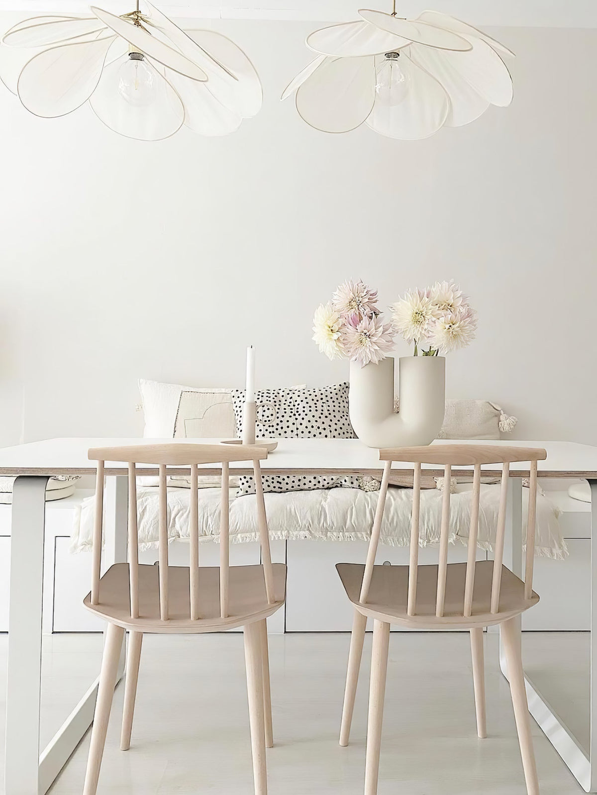 Dax Pendelleuchte aus Stoff im nature-inspirierten Design