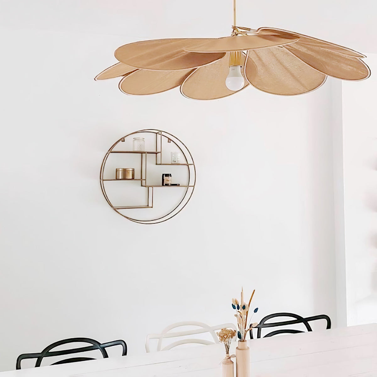Dax Pendelleuchte aus Stoff im nature-inspirierten Design