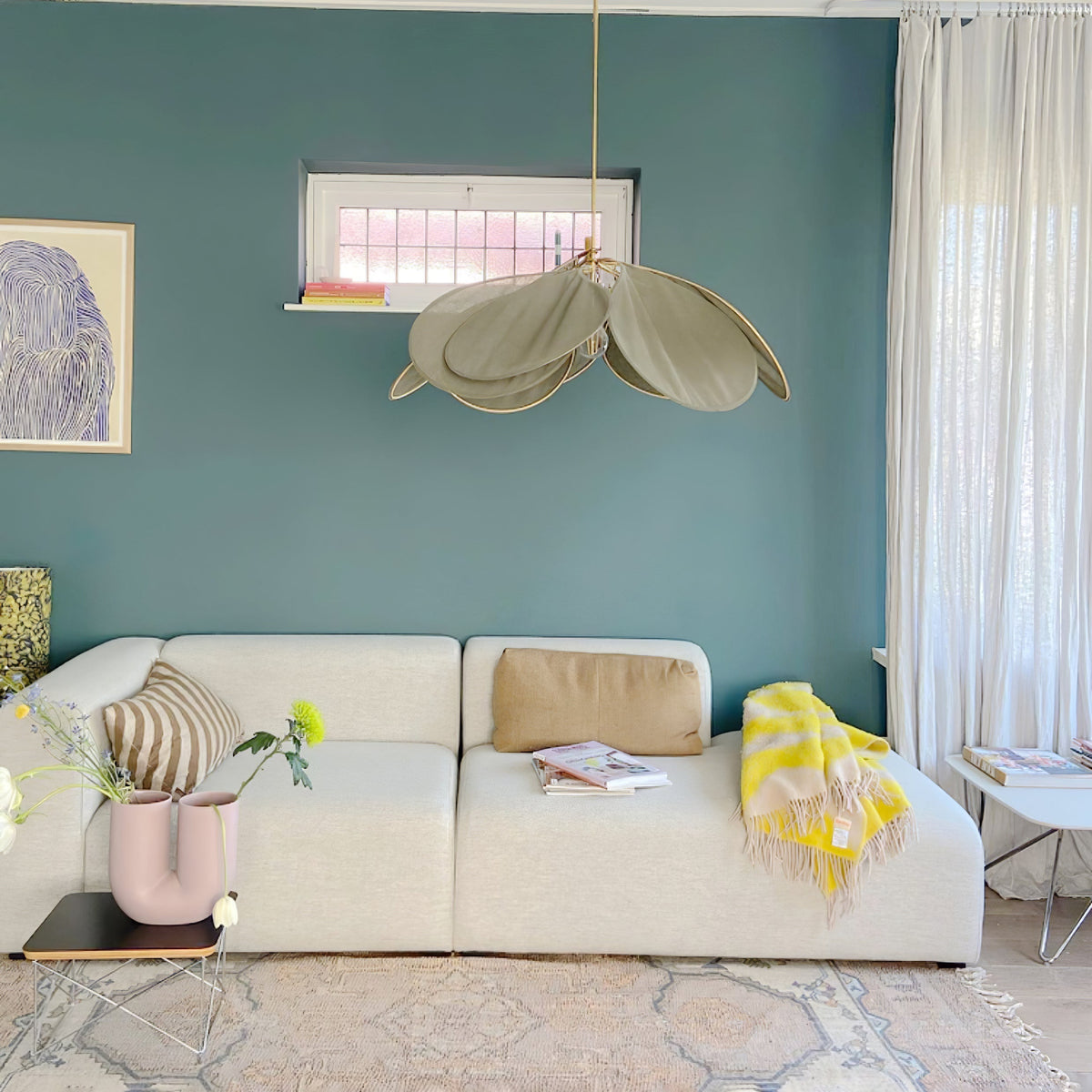 Dax Pendelleuchte aus Stoff im nature-inspirierten Design