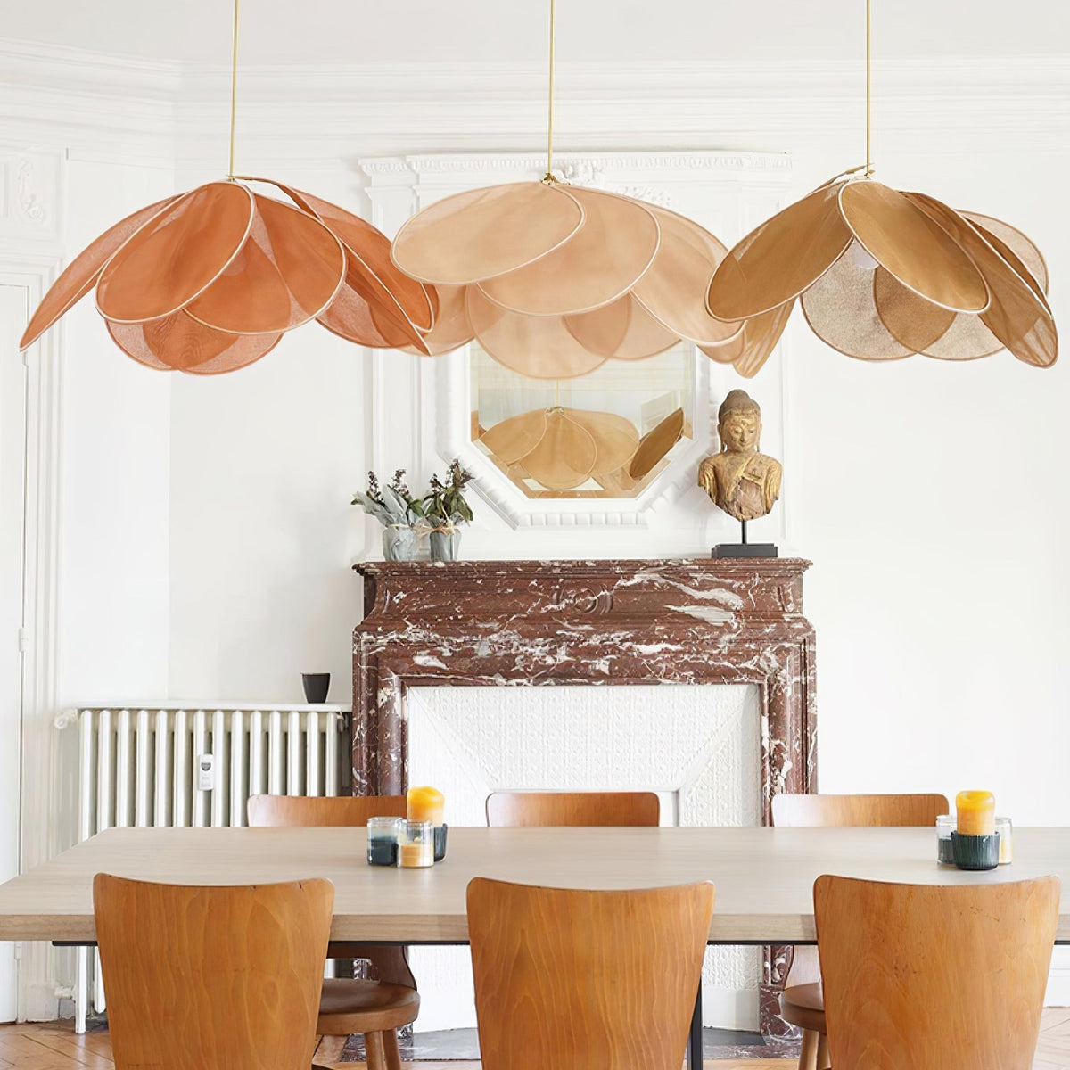 Dax Pendelleuchte aus Stoff im nature-inspirierten Design