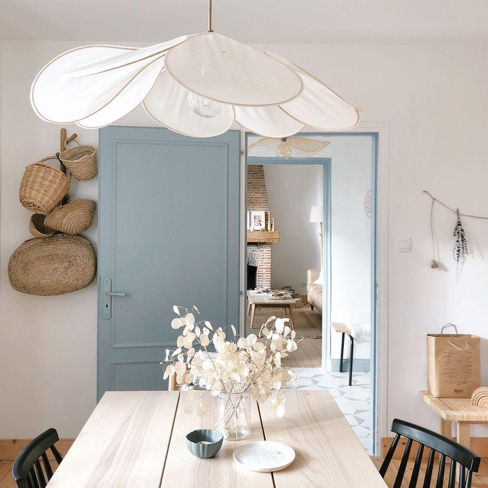 Dax Pendelleuchte aus Stoff im nature-inspirierten Design