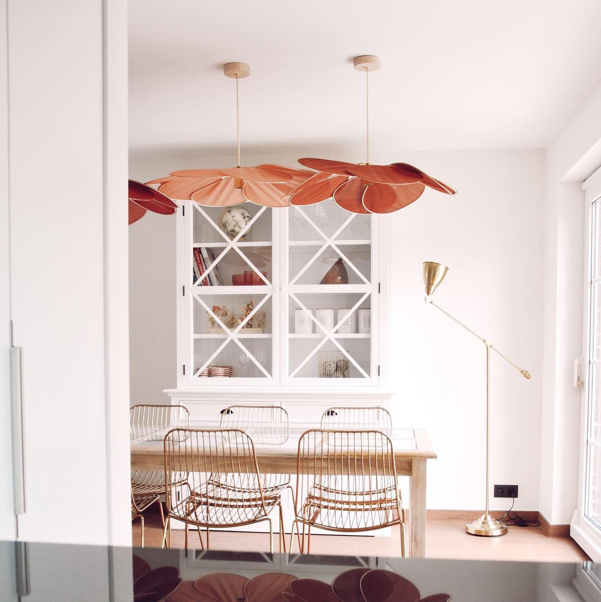 Dax Pendelleuchte aus Stoff im nature-inspirierten Design