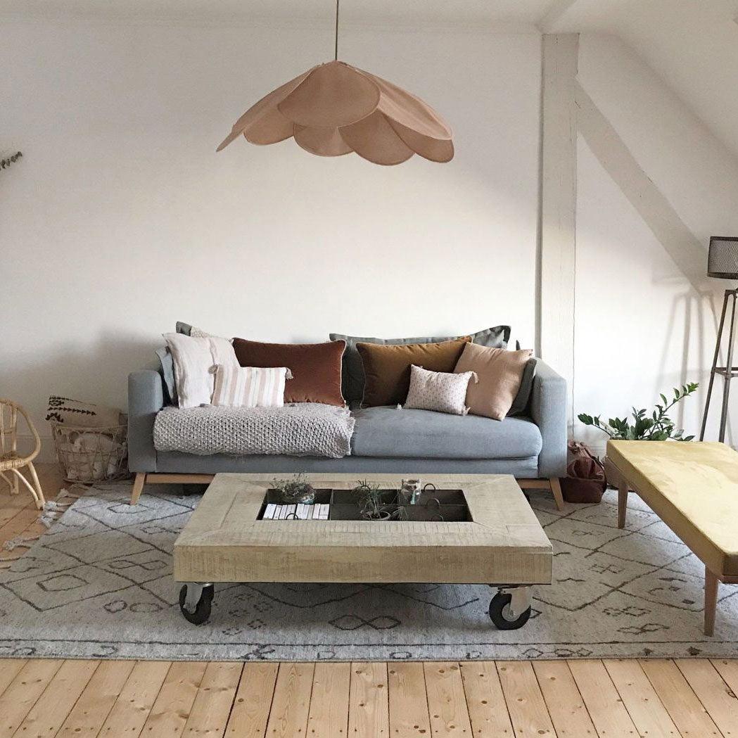 Dax Pendelleuchte aus Stoff im nature-inspirierten Design