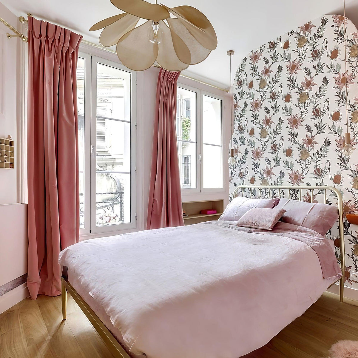 Dax Pendelleuchte aus Stoff im nature-inspirierten Design