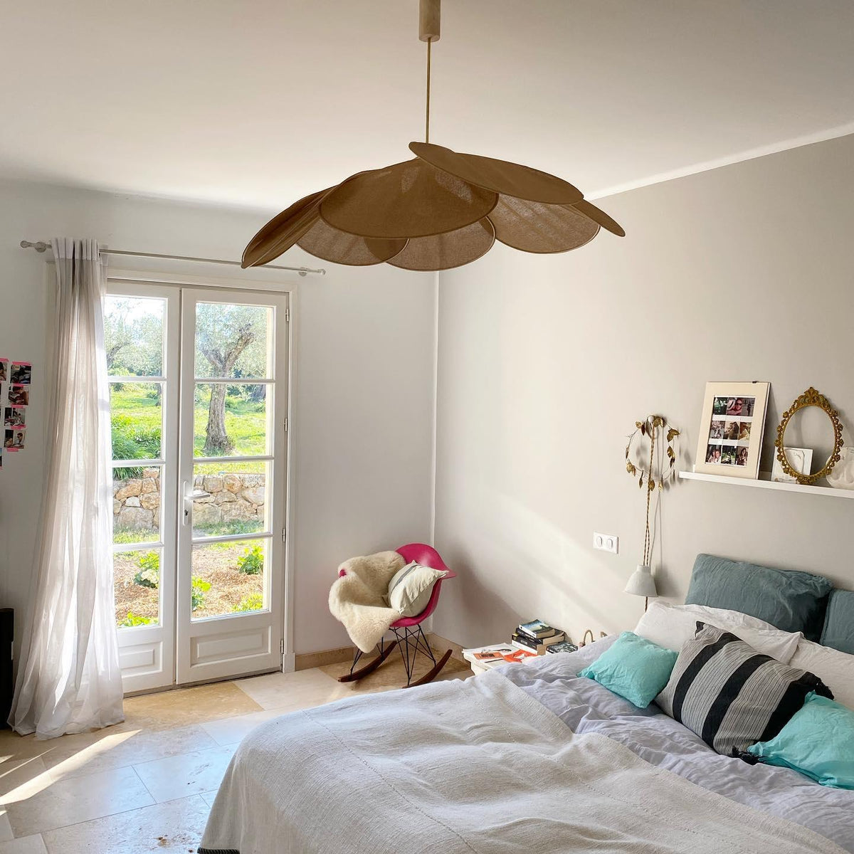Dax Pendelleuchte aus Stoff im nature-inspirierten Design