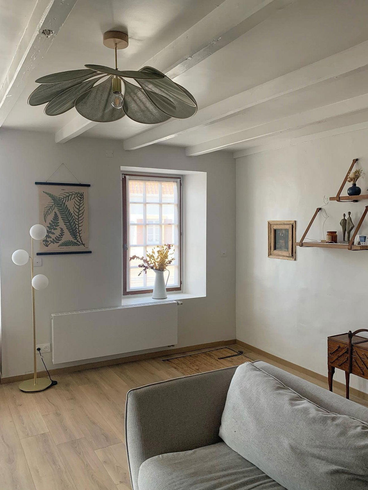 Dax Pendelleuchte aus Stoff im nature-inspirierten Design