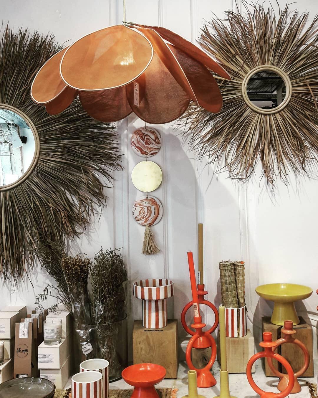 Dax Pendelleuchte aus Stoff im nature-inspirierten Design