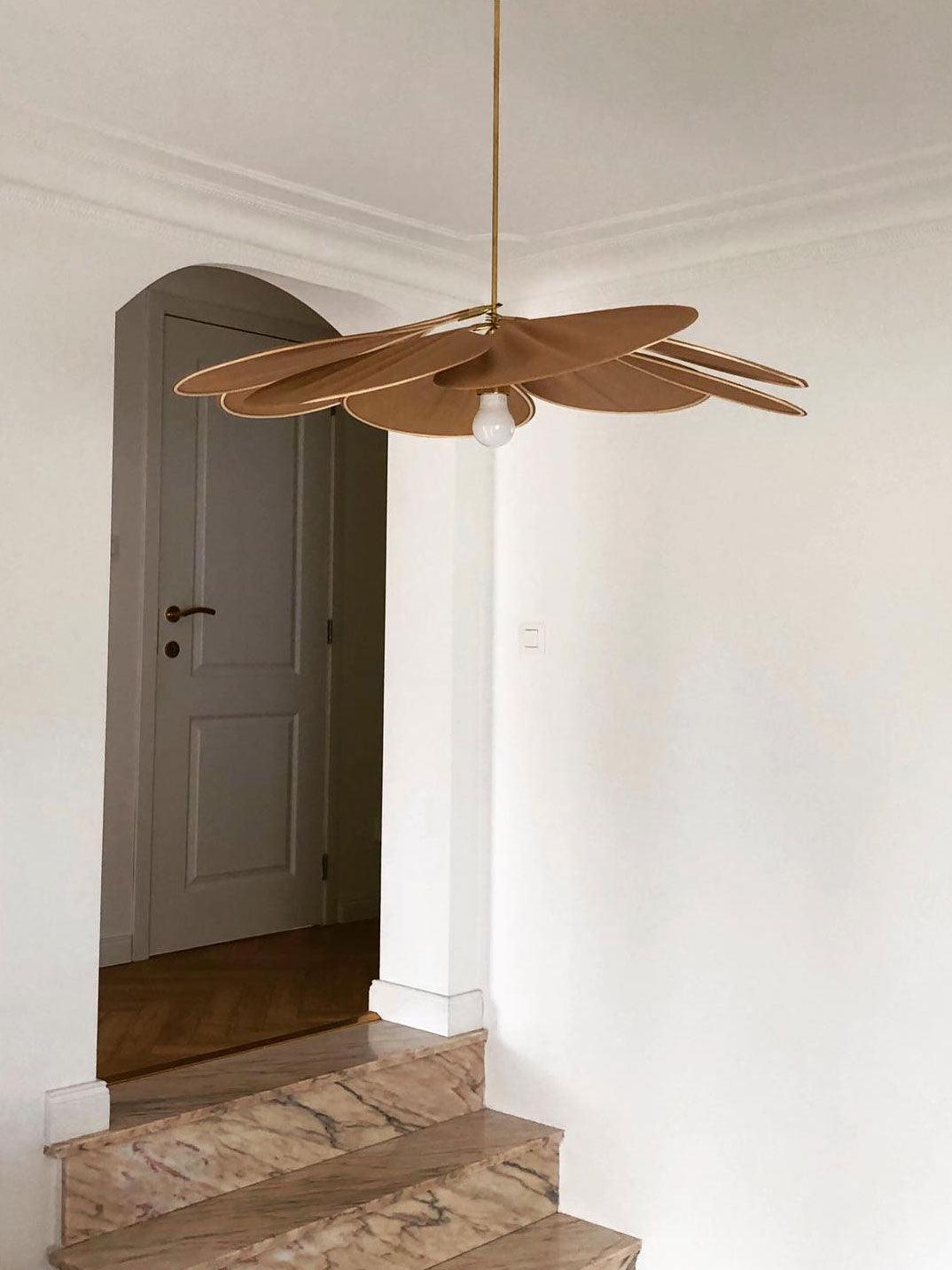 Dax Pendelleuchte aus Stoff im nature-inspirierten Design