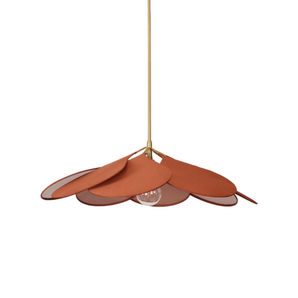Dax Pendelleuchte aus Stoff im nature-inspirierten Design