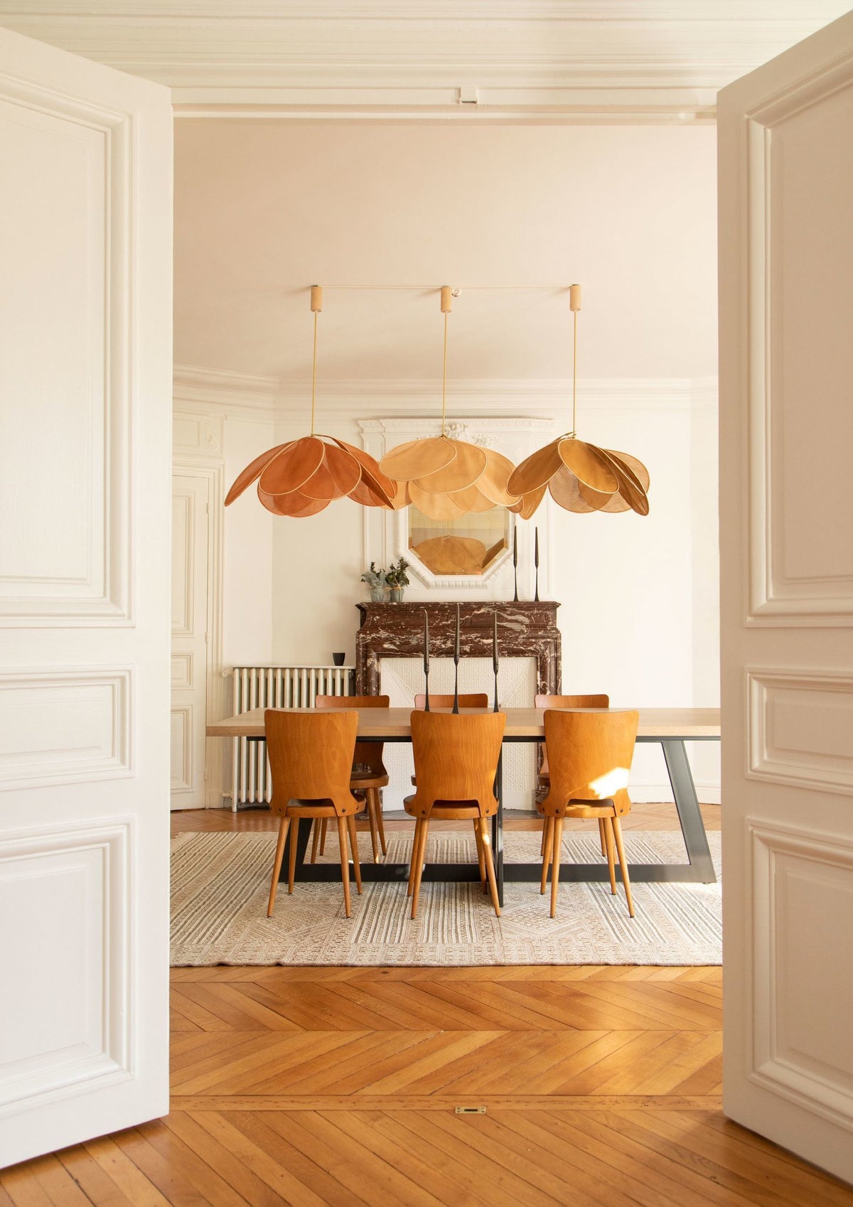 Dax Pendelleuchte aus Stoff im nature-inspirierten Design