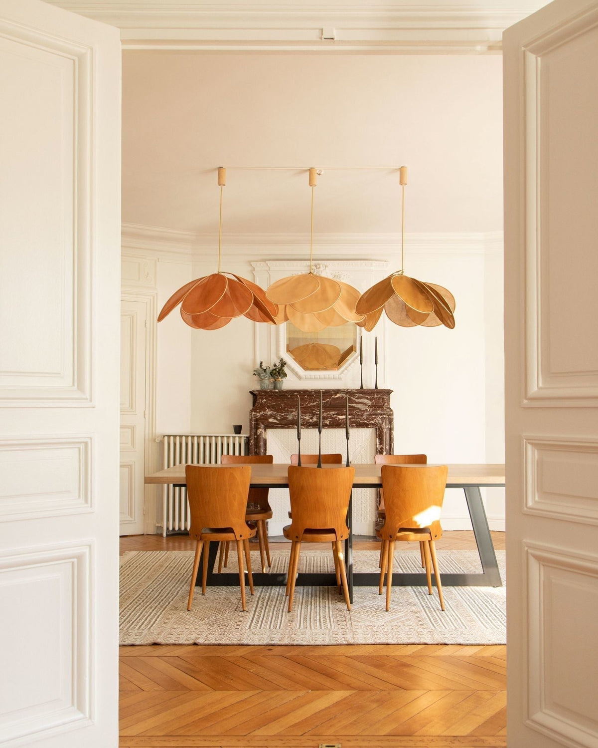 Dax Pendelleuchte aus Stoff im nature-inspirierten Design