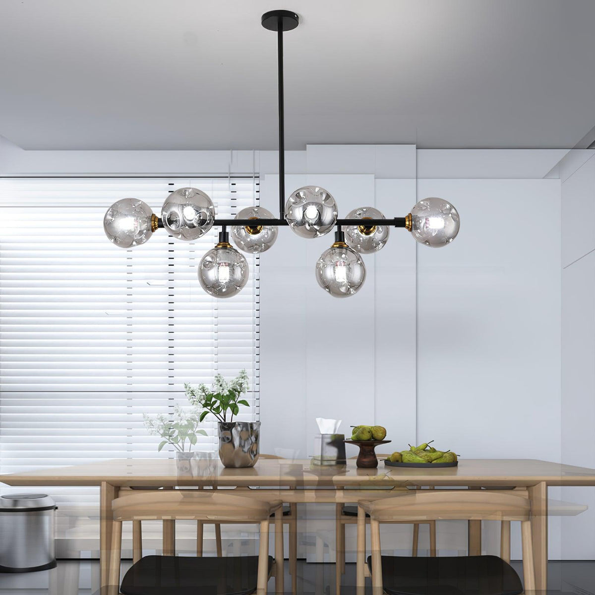 Velaiel Kronleuchter aus Glas und Metall