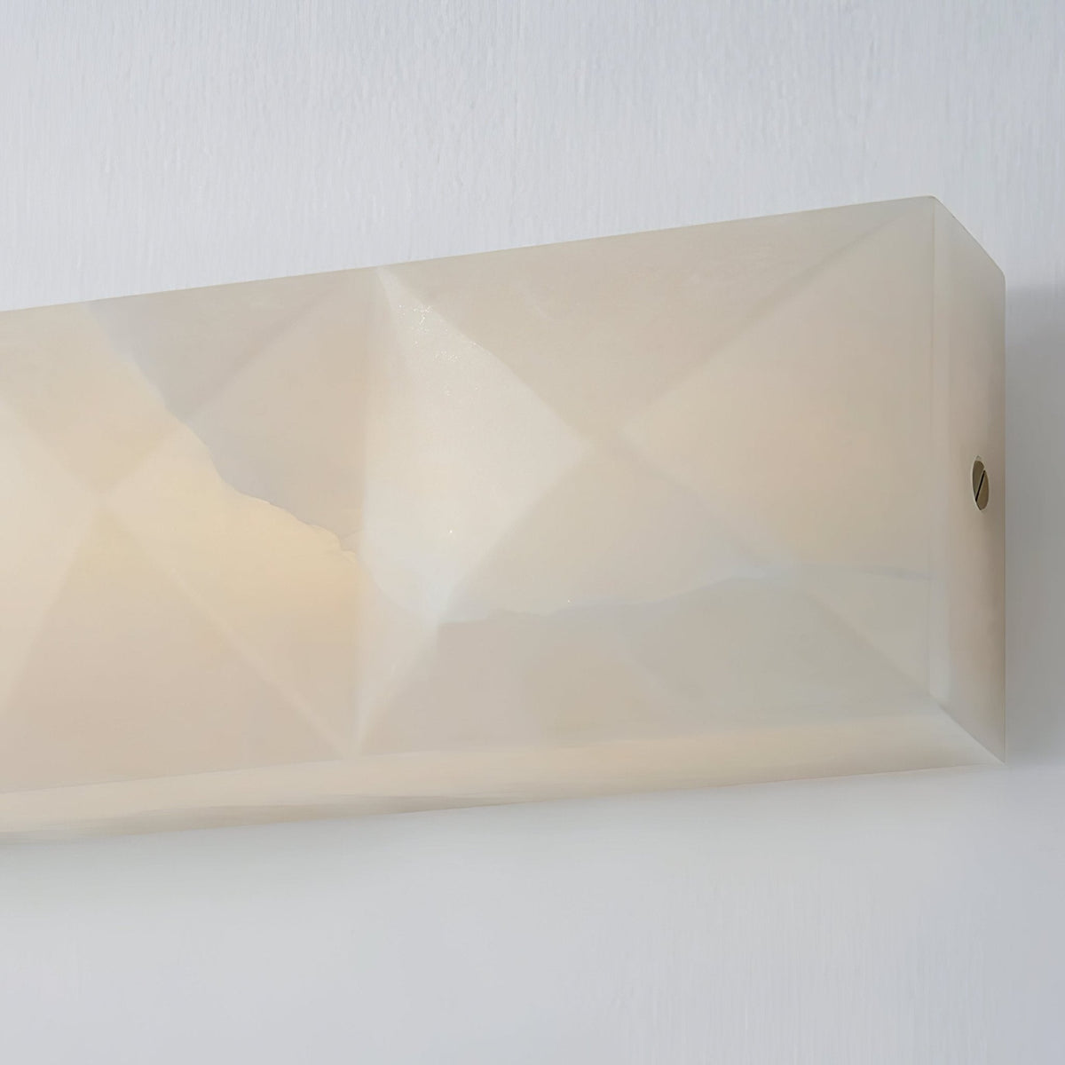 Nivanine zeitgenössische Alabaster-Wandleuchte