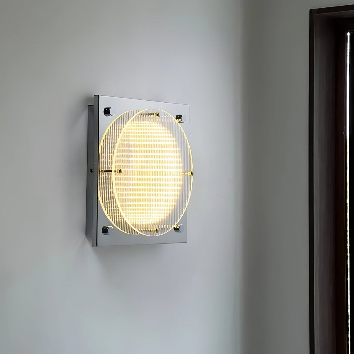 Isolora skandinavisch Art Shield Wandleuchte