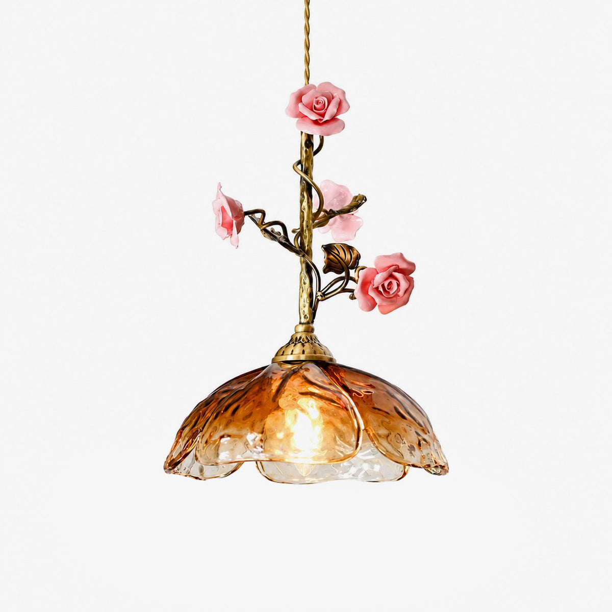 Trellis Pendelleuchte Rose