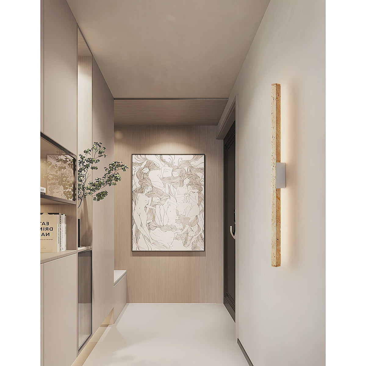 Vivyna Travertine Wandleuchte