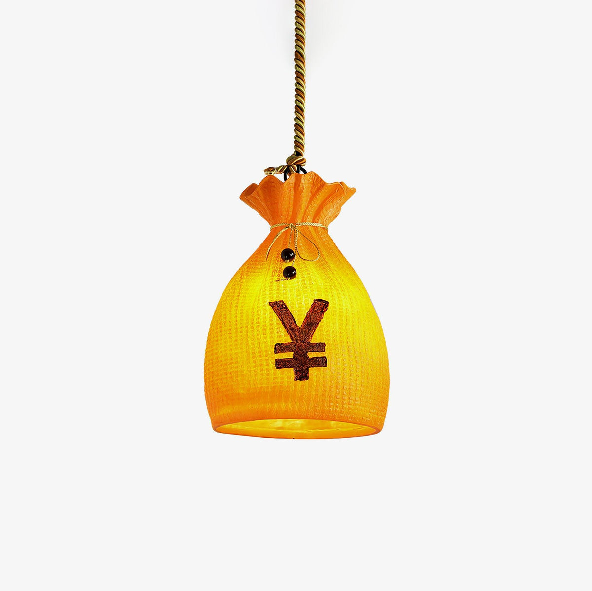 Firten Pendelleuchte aus Kunstharz im Pouch-Design