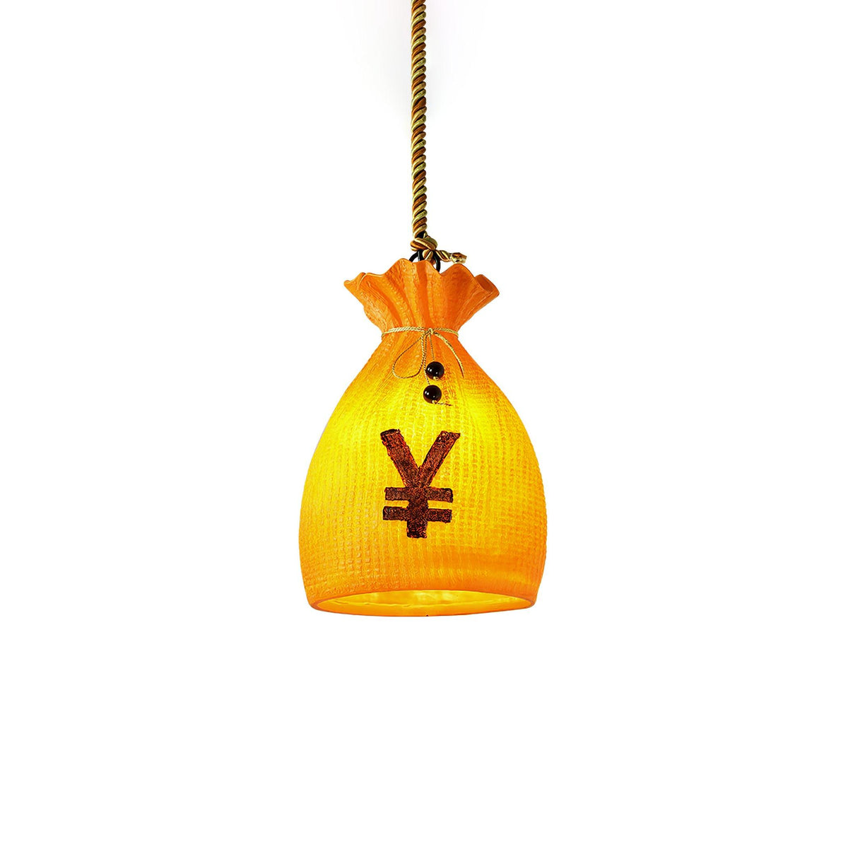 Firten Pendelleuchte aus Kunstharz im Pouch-Design