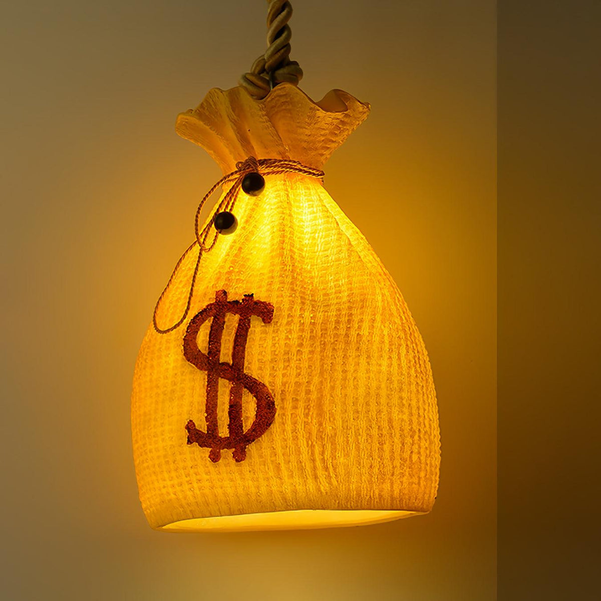 Firten Pendelleuchte aus Kunstharz im Pouch-Design