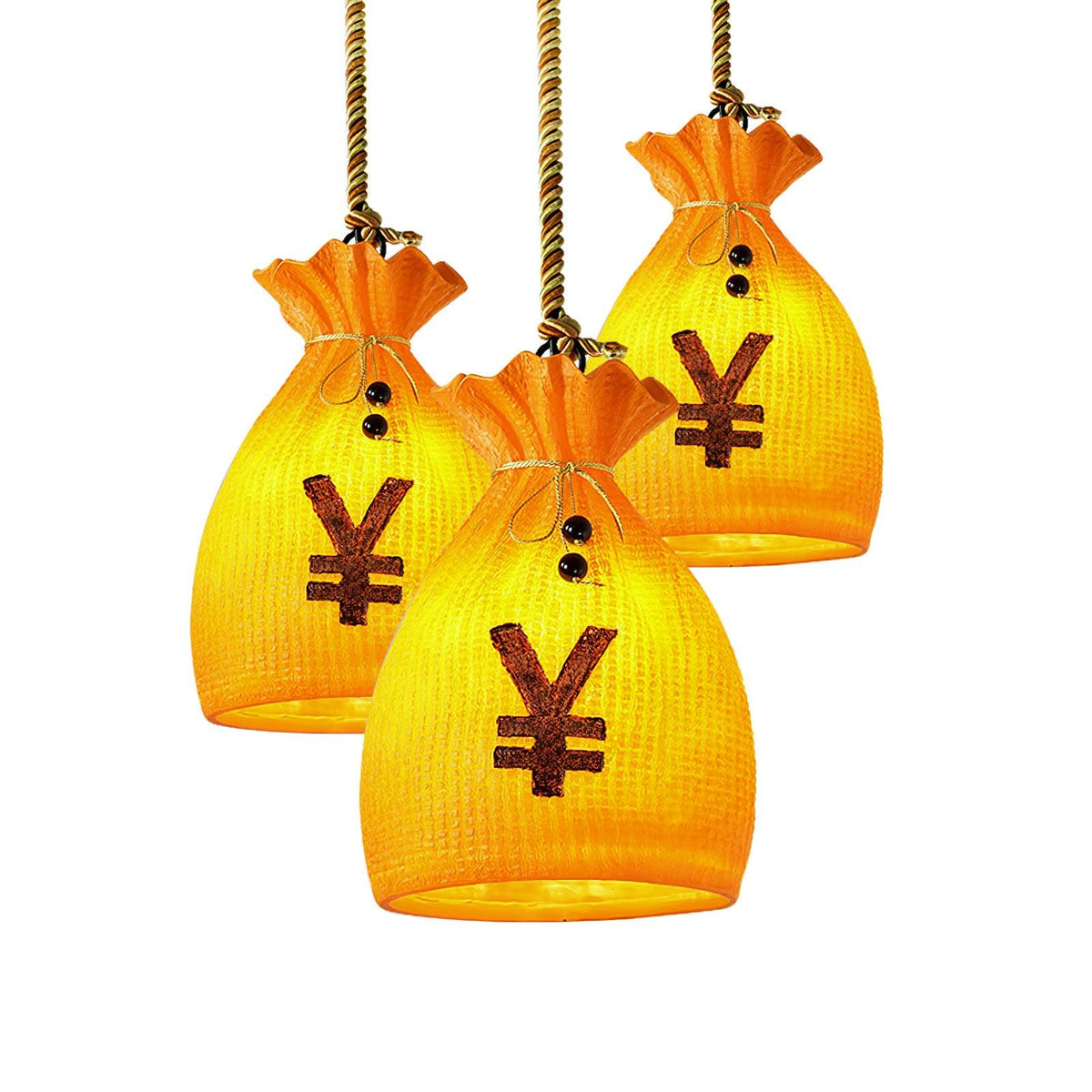 Firten Pendelleuchte aus Kunstharz im Pouch-Design