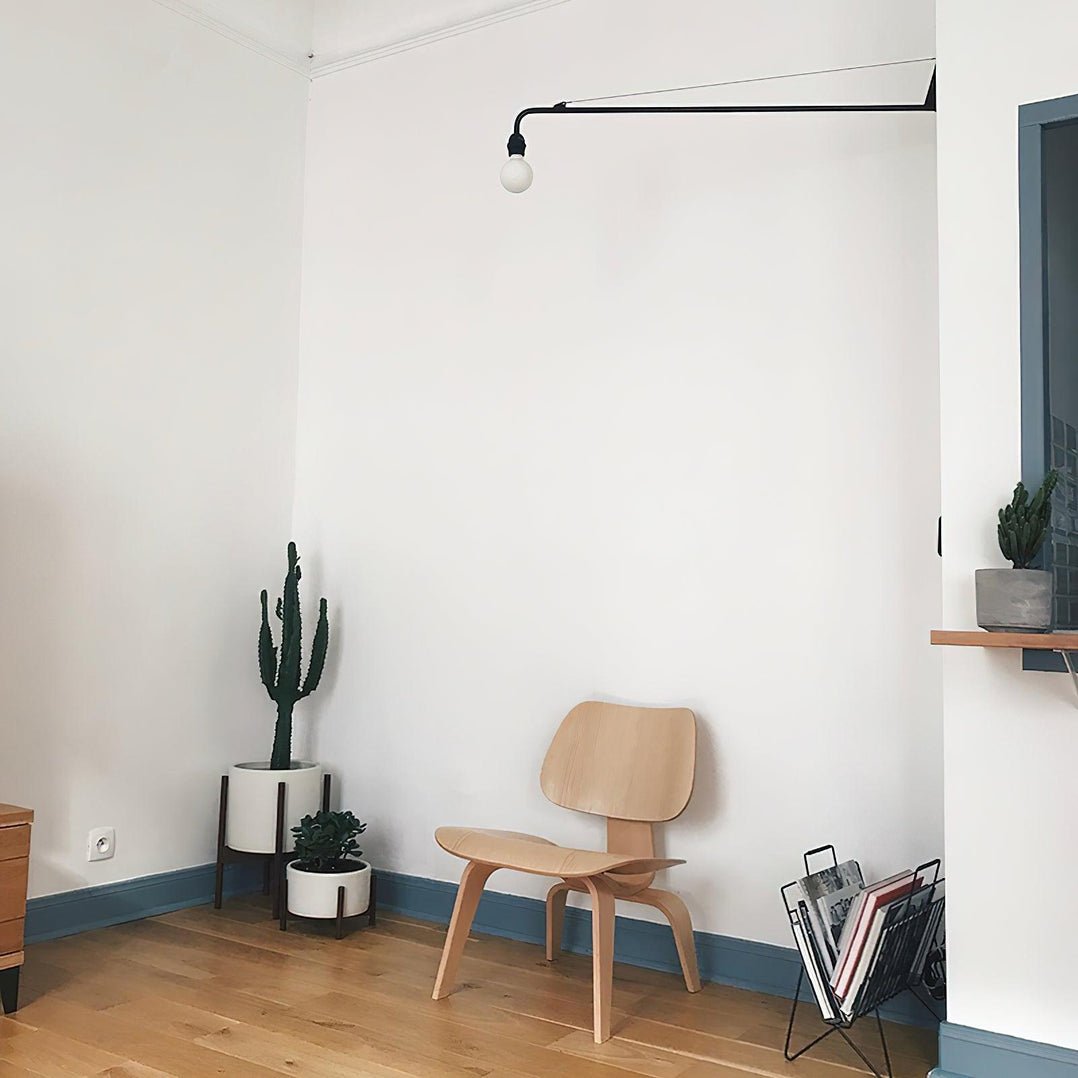 Blu zeitgenössische minimalistische Wandleuchte