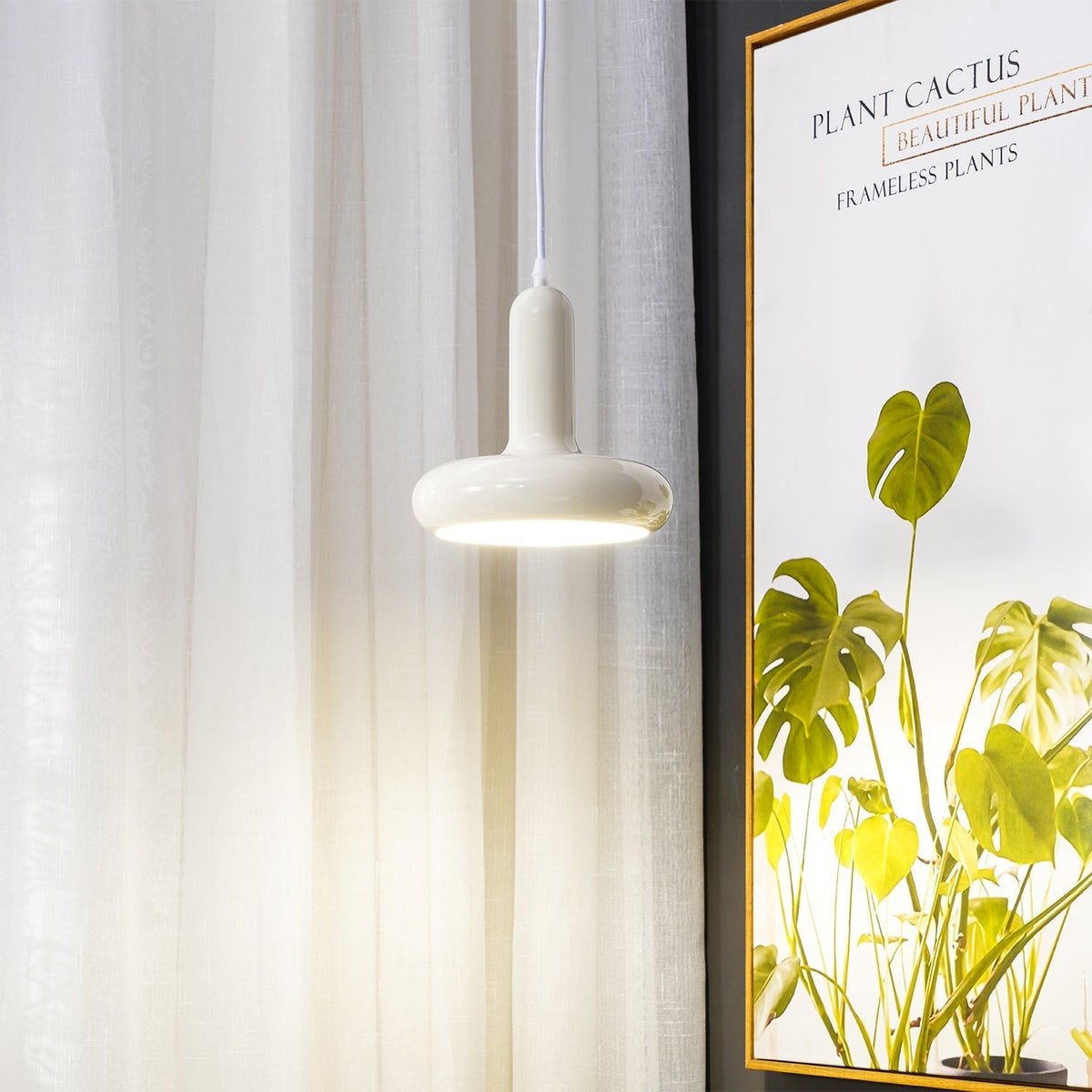 Lunaren Cozy Classic Pendelleuchte in Creme