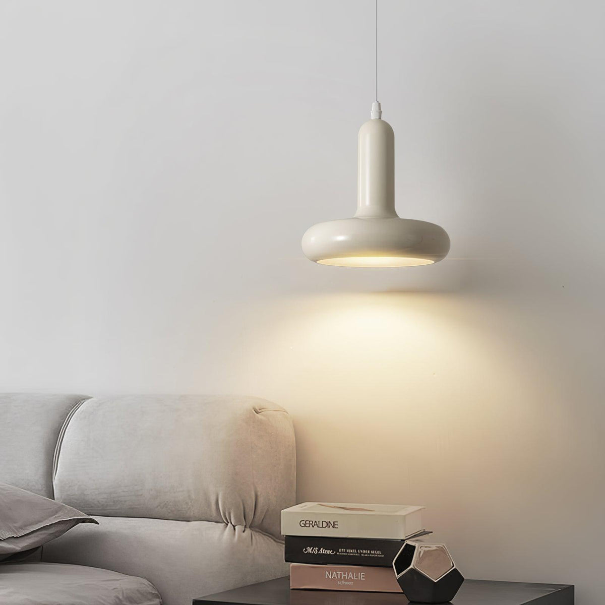 Lunaren Cozy Classic Pendelleuchte in Creme