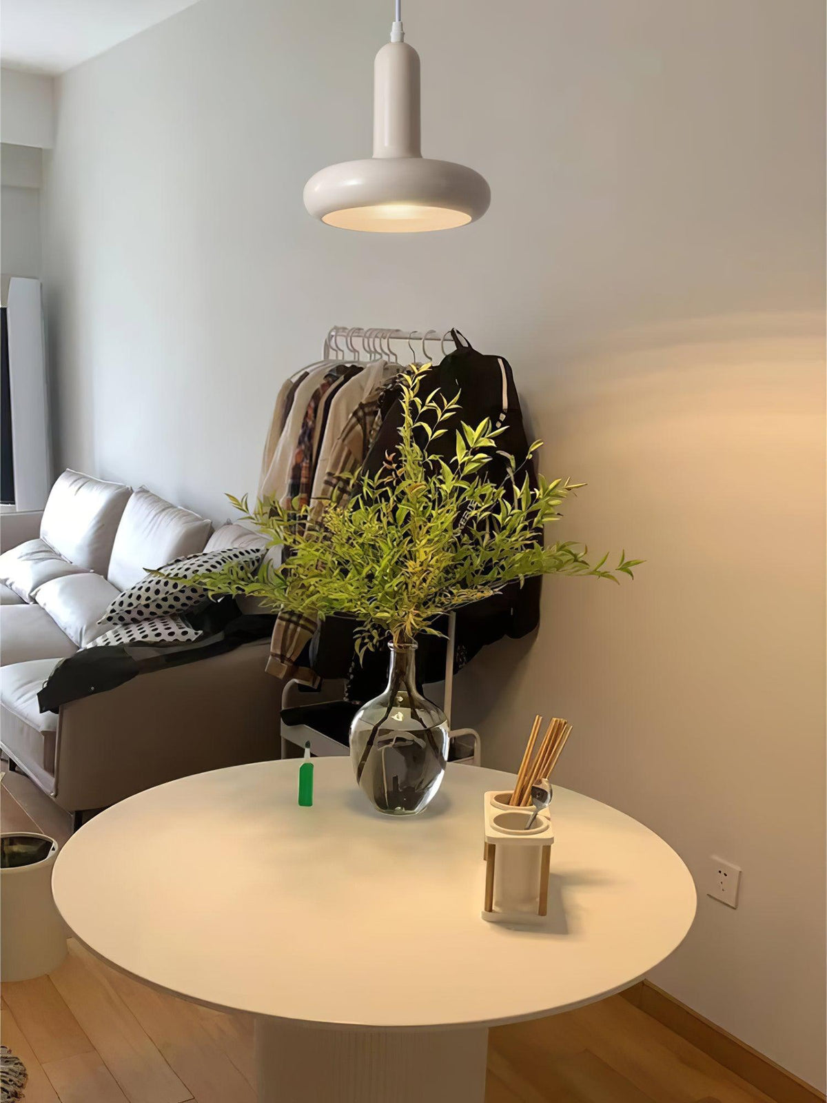 Lunaren Cozy Classic Pendelleuchte in Creme