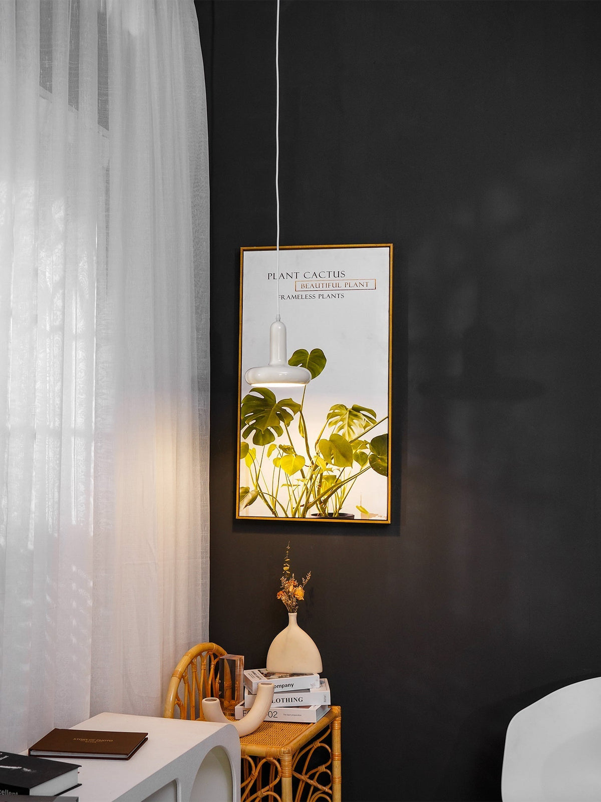 Lunaren Cozy Classic Pendelleuchte in Creme