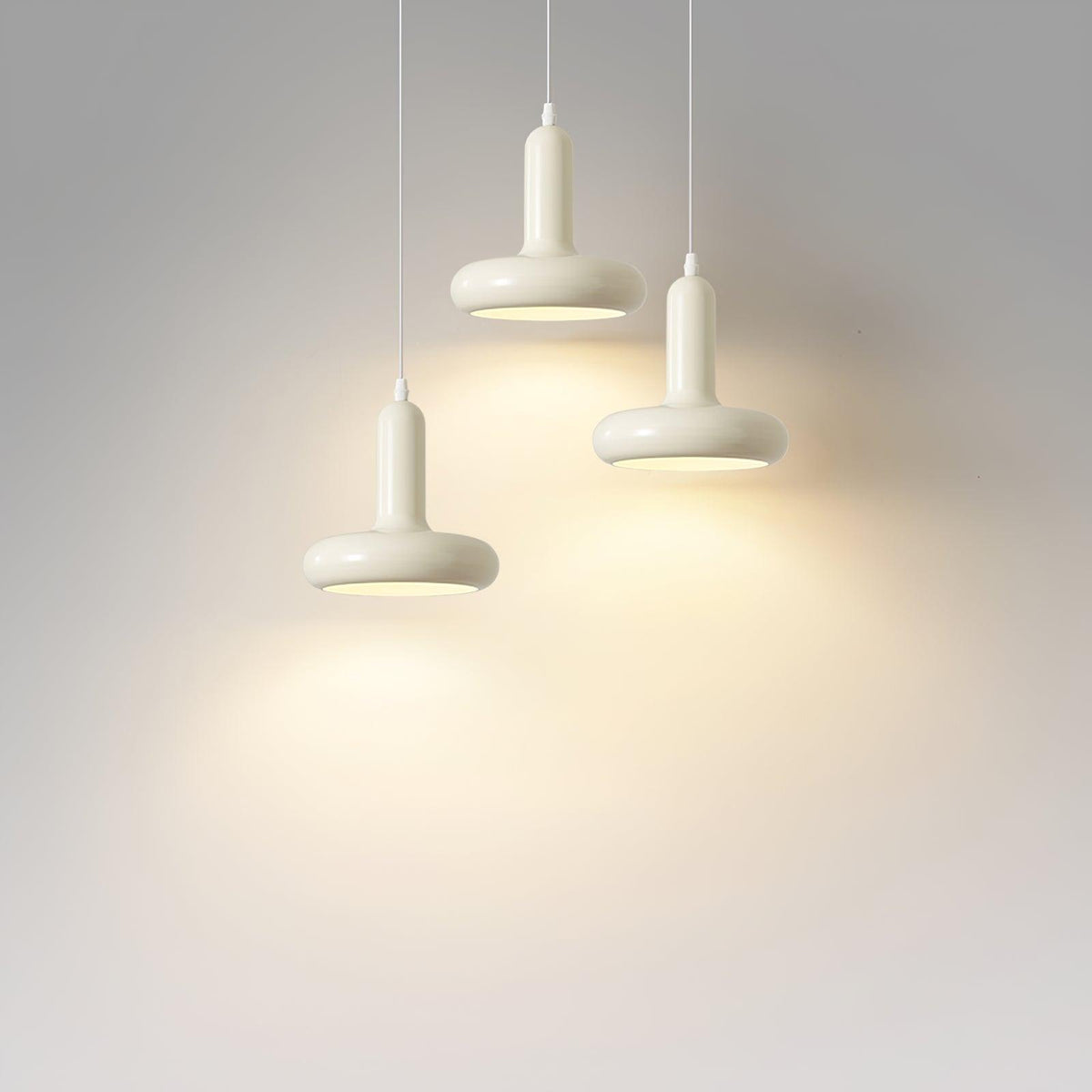 Lunaren Cozy Classic Pendelleuchte in Creme