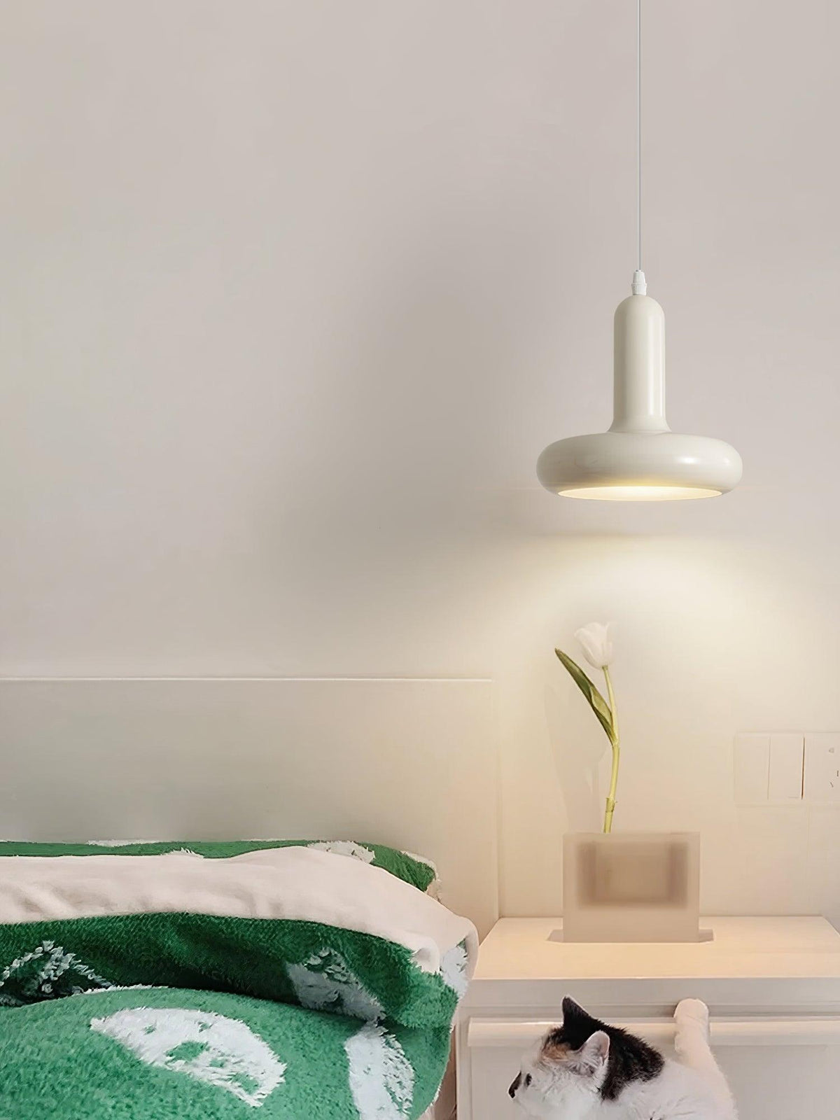 Lunaren Cozy Classic Pendelleuchte in Creme