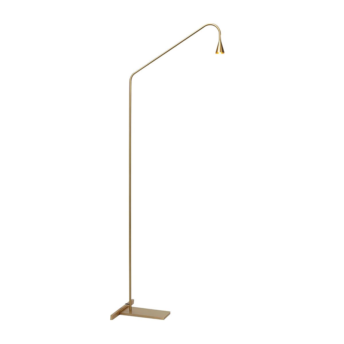 Arc moderne Stehleuchte in Gold
