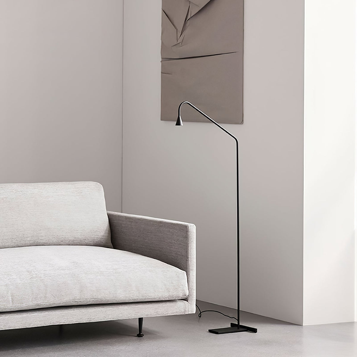 Arc moderne Stehleuchte in Gold
