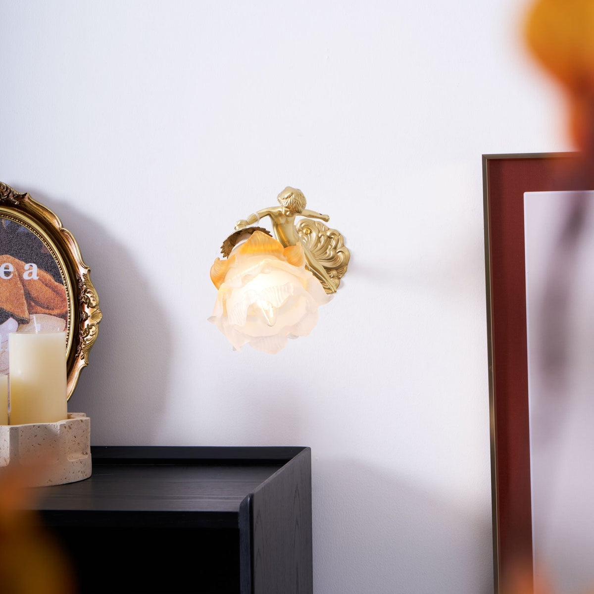 Bex Flying Angel-Glas-Wandleuchte