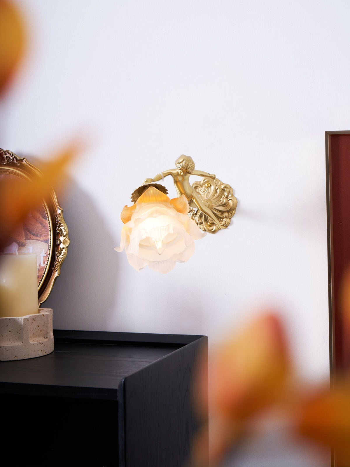 Bex Flying Angel-Glas-Wandleuchte