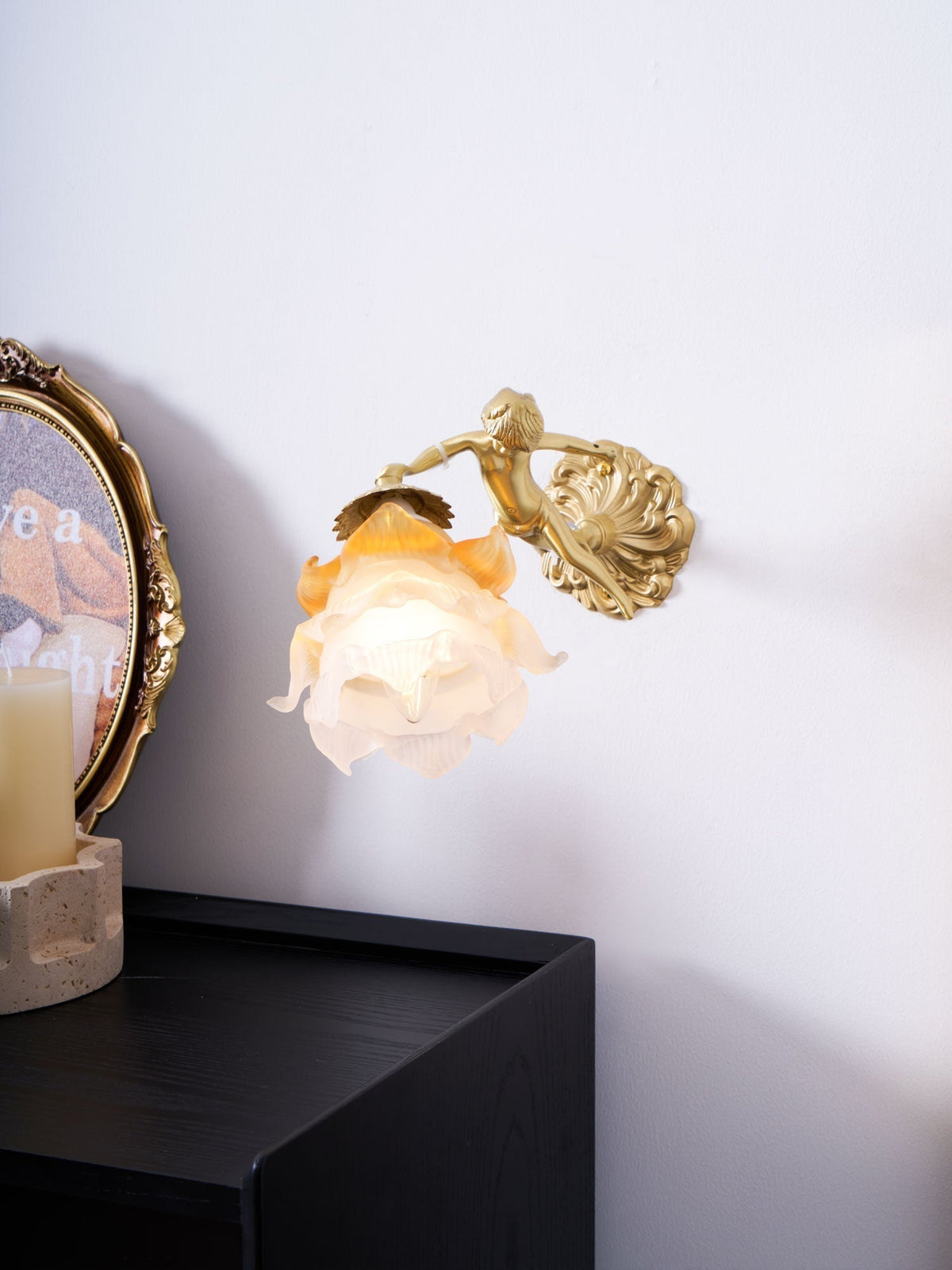 Bex Flying Angel-Glas-Wandleuchte