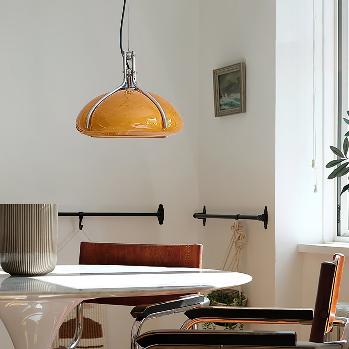 Ernorora Premium Nordische Kunstglas-Pendelleuchte