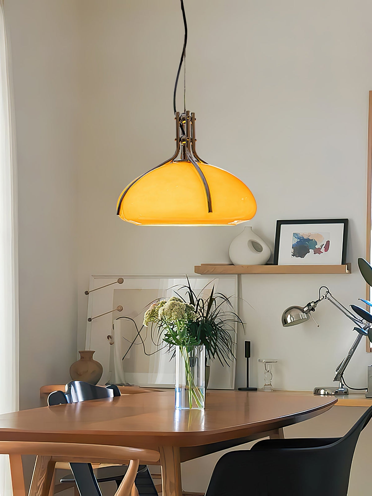 Ernorora Premium Nordische Kunstglas-Pendelleuchte