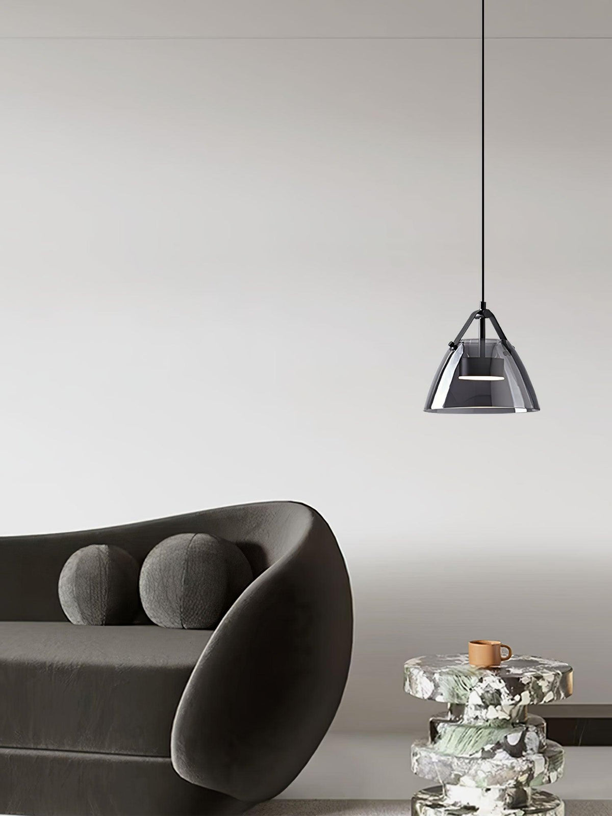 Droplet elegante Pendelleuchte aus Glas