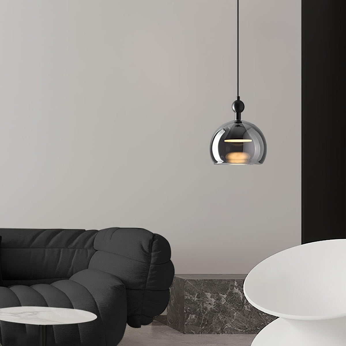 Droplet elegante Pendelleuchte aus Glas