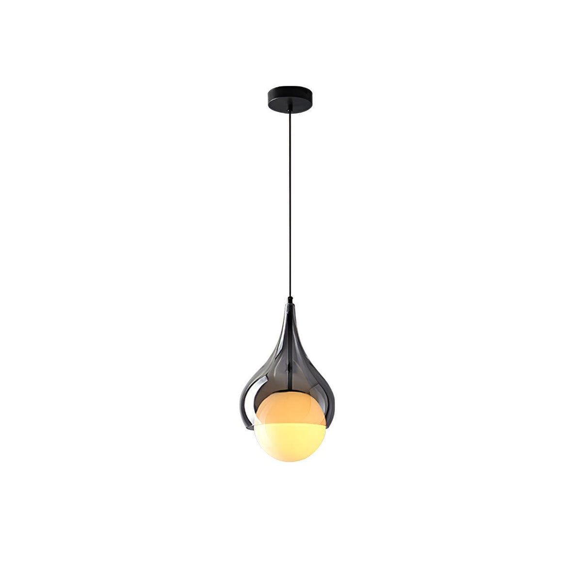 Droplet elegante Pendelleuchte aus Glas