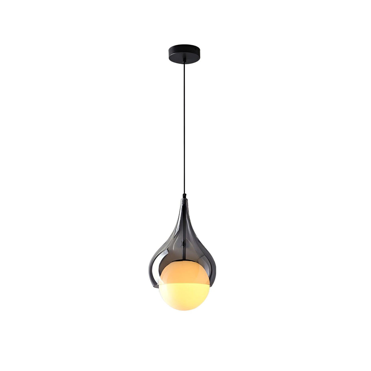 Droplet elegante Pendelleuchte aus Glas