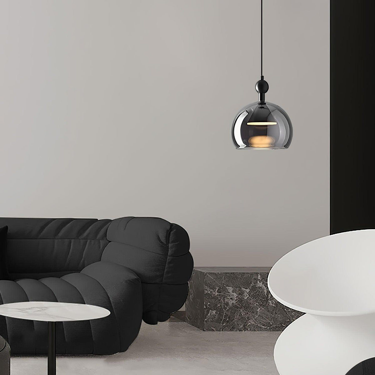 Droplet elegante Pendelleuchte aus Glas